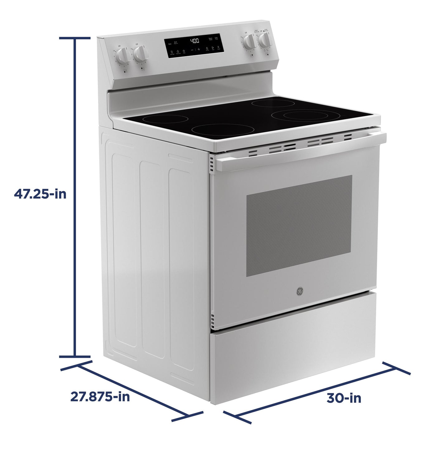 GE® ENERGY STAR® 30" Free-Standing Electric Range