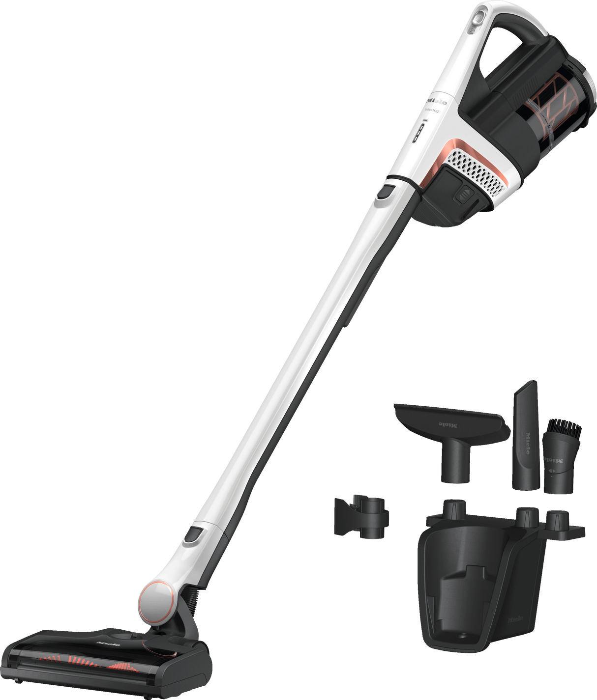 Triflex HX2 Lotus white - Cordless stick vacuum cleaner Consistently high suction power  60 min runtime  versatile cleaning by 3in1 design