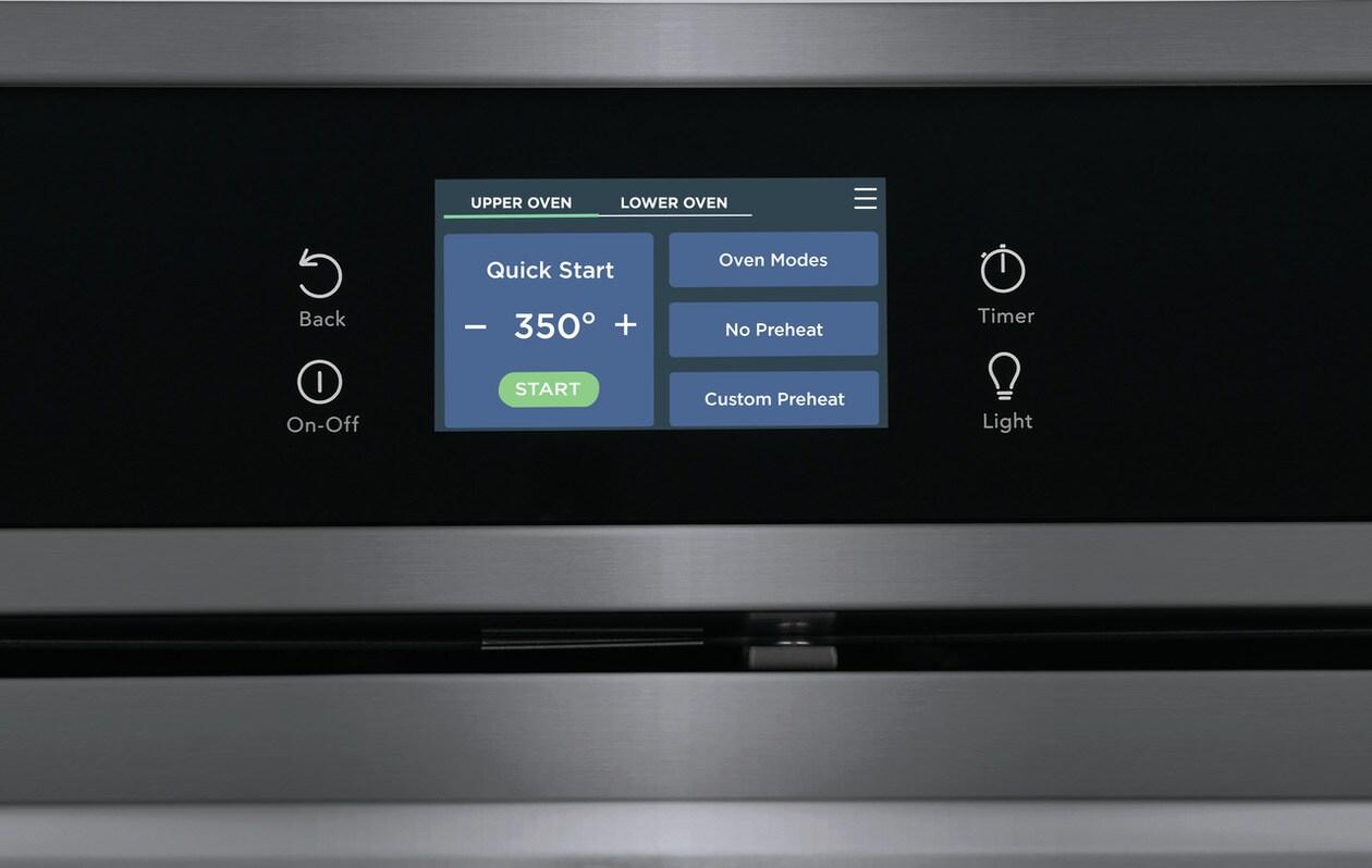 30" Double Electric Wall Oven with Total Convection