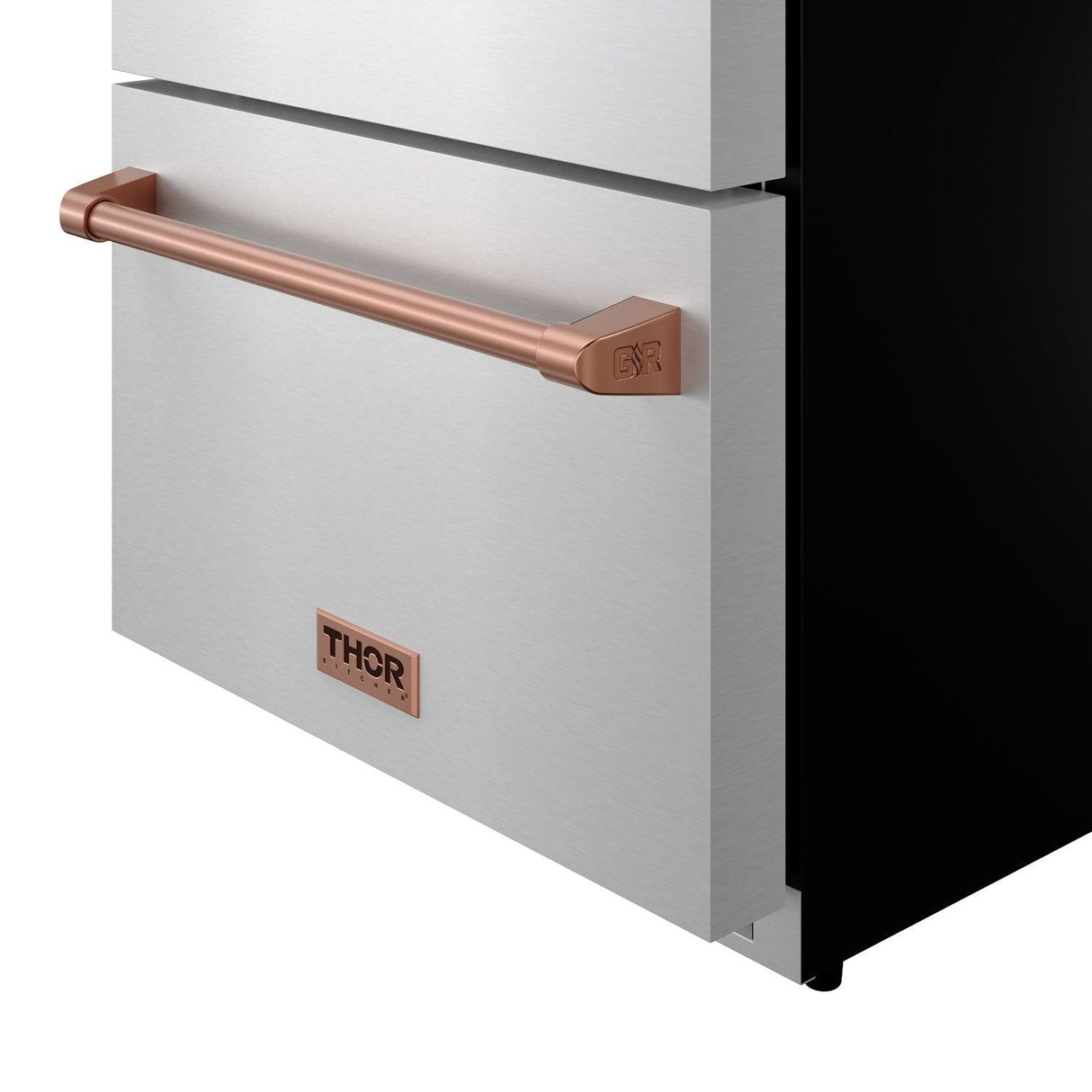 24 Inch Undercounter Built-in or Freestanding Drawer Refrigerator - Stainless Steel/rose Gold  Gordon Ramsay Series