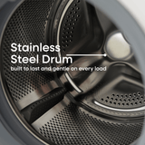 Element 24-inch 2.2 cu. ft. Front Load Washer - White, ENERGY STAR (ECW2224EGW)