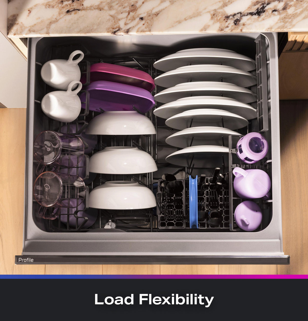 GE Profile™ Dishwasher Double Drawer