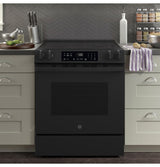 GE® ENERGY STAR® 30" Slide-In Electric Range with Crisp Mode