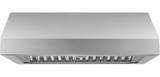 36" Pro Wall Hood, 12" High, Silver Stainless Steel