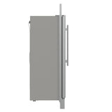 Forno Fortezza 60 Inch Convertible Refrigerator/Freezer with Trim Grill, Stainless Steel, Total No Frost, with Automatic Ice Maker