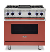 36" Sealed Burner Gas Range - VGR7362 Viking 7 Series