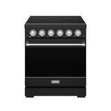 30 Inch Professional Electric Range With Precision Knob Control In Black and Stainless Steel  Gordon Ramsay Series
