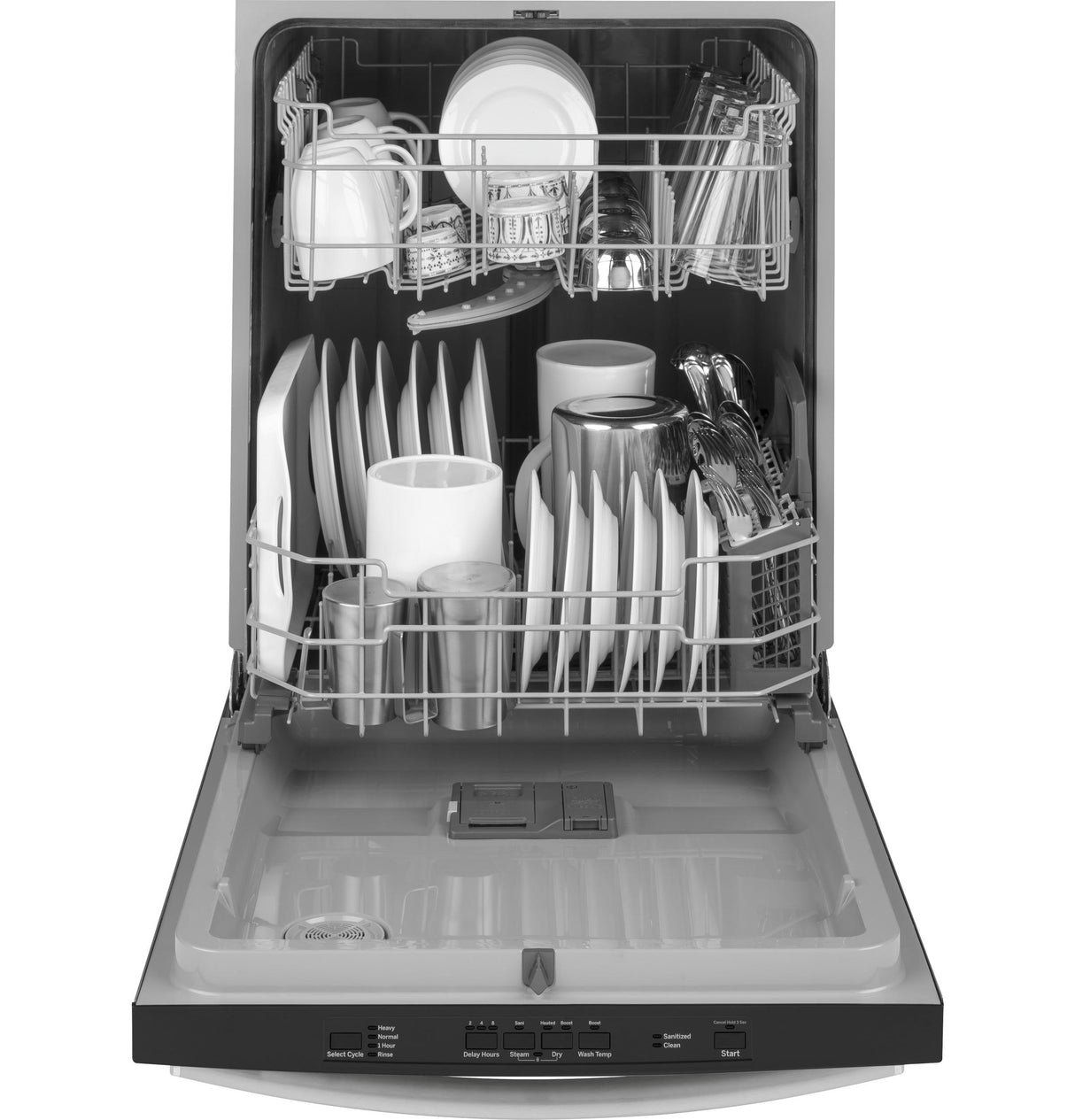 GE® ENERGY STAR® Top Control with Plastic Interior Dishwasher with Sanitize Cycle & Dry Boost