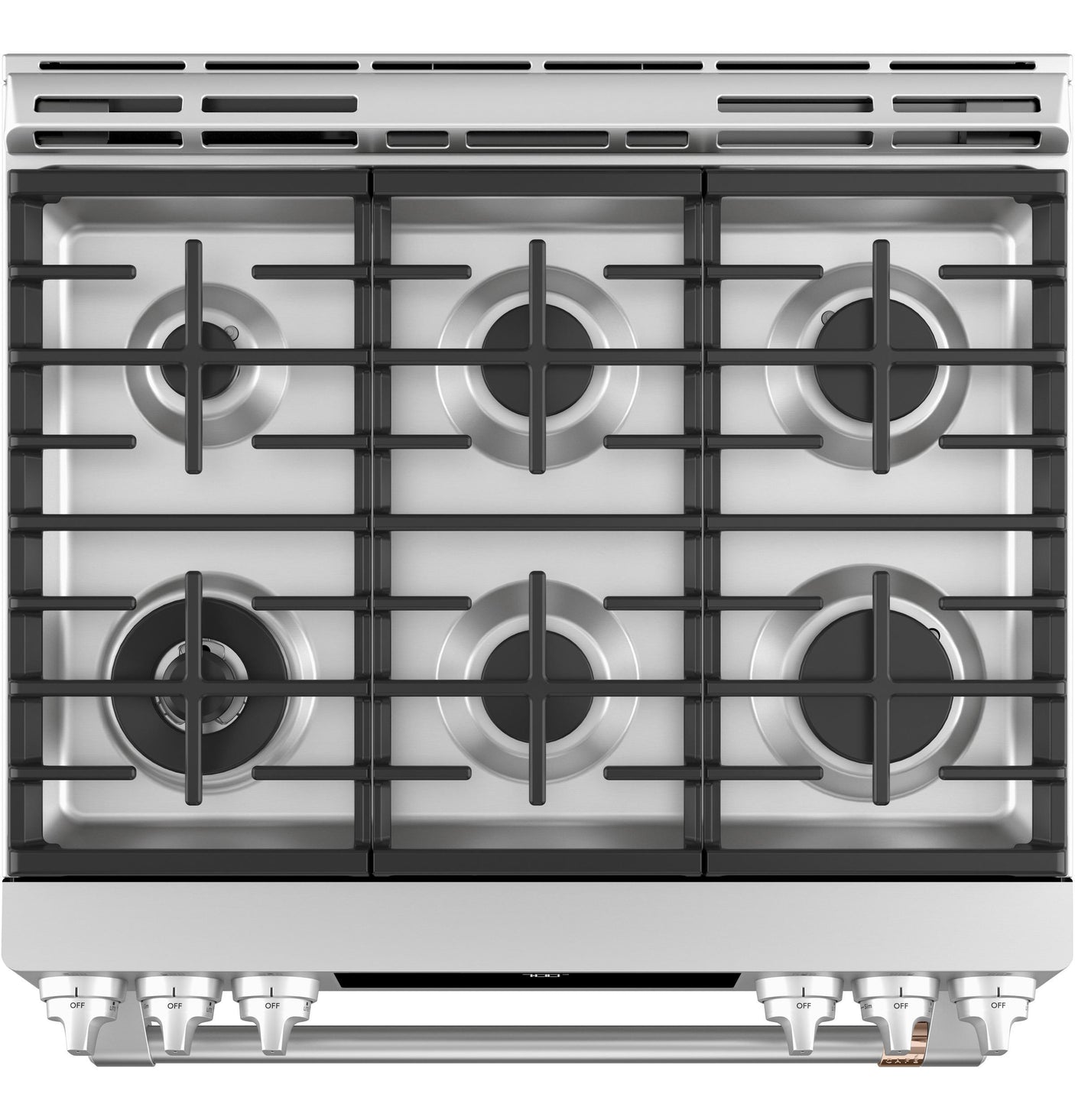 Café™ 30" Smart Slide-In, Front-Control, Gas Range with Convection Oven
