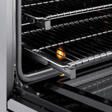 ZLINE Autograph Edition 36 in. 5.2 cu. ft. Paramount Induction Range with 5 Element Cooktop and Electric Convection Oven in Stainless Steel with Champagne Bronze Accents (SINRZ-36-CB)