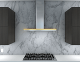 Luce, Wall, 30", SS, 600 CFM, ACT, LED