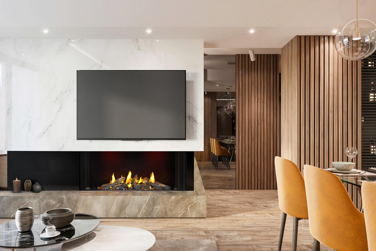 Tall Bay Luxuria 50 Direct Vent Gas Fireplace