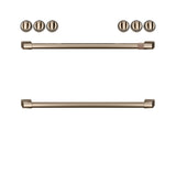 Café™ Front Control Induction Knobs and Handles - Brushed Bronze