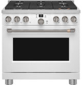 Café™ 36" Smart Dual-Fuel Commercial-Style Range with 6 Burners (Natural Gas)