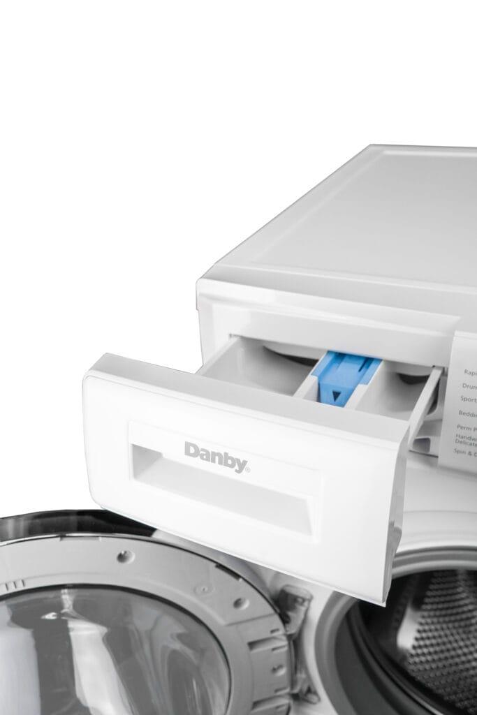 Danby 24-inch, 2.2 cu. ft. Stackable Front Load Washer with Steam in White