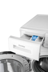 Danby 24-inch, 2.2 cu. ft. Stackable Front Load Washer with Steam in White