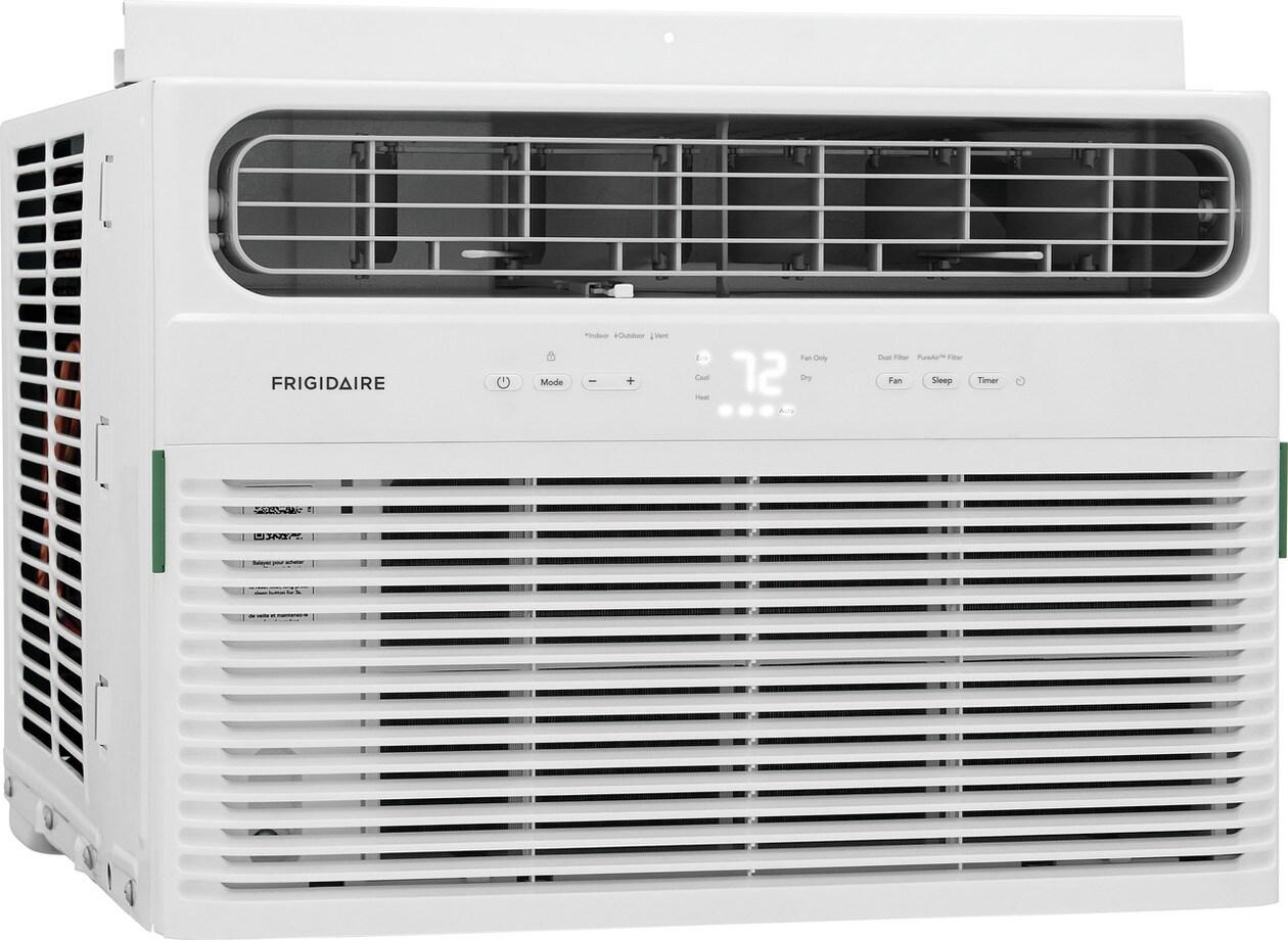 12,000 BTU Window Room Air Conditioner with Supplemental Heat