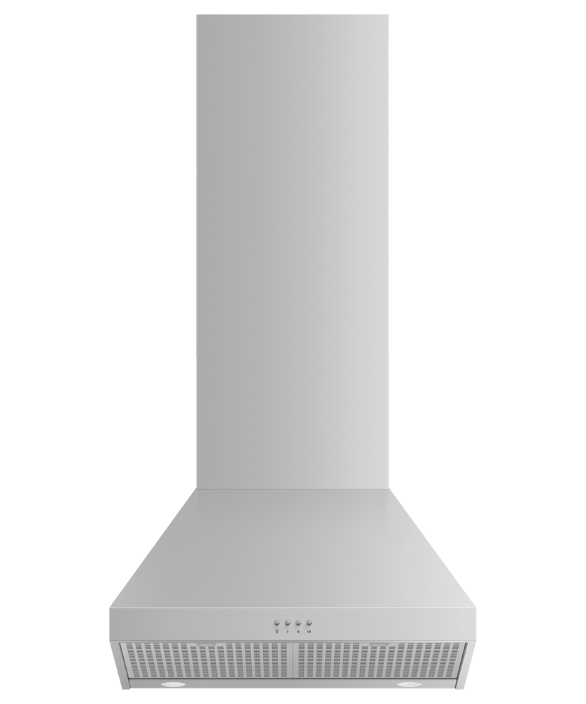 24" Series 7 Pyramid Chimney Wall Range Hood