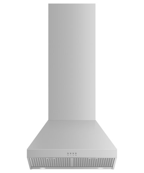 24" Series 7 Pyramid Chimney Wall Range Hood