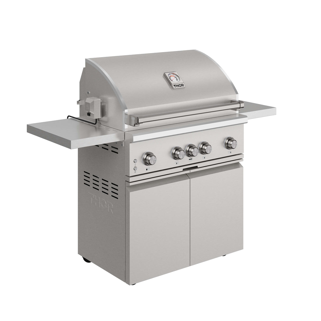 36-inch 4 Burners Built In Gas Grill On Cart With Sear/rear Infrared Burner & Rotisserie Natural Gas
