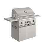 36-inch 4 Burners Built In Gas Grill On Cart With Sear/rear Infrared Burner & Rotisserie Natural Gas