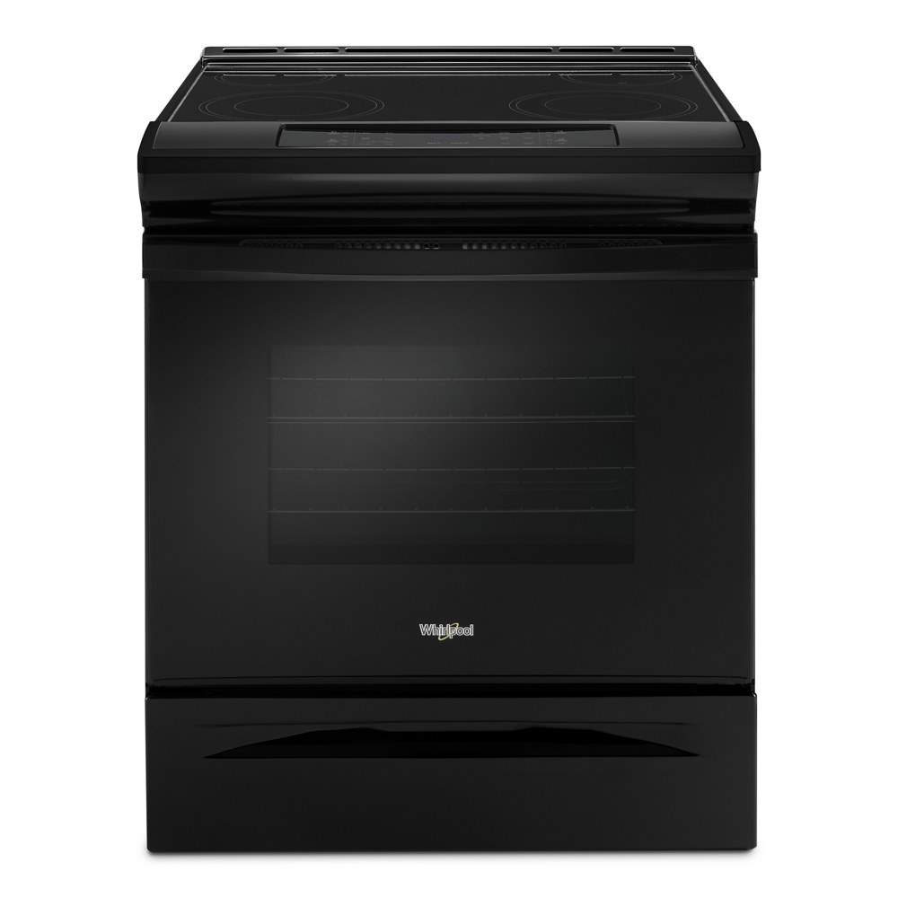 4.8 cu. ft. Guided Electric Front Control Range With The Easy-Wipe Ceramic Glass Cooktop