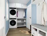 500 Series Compact Washer , White