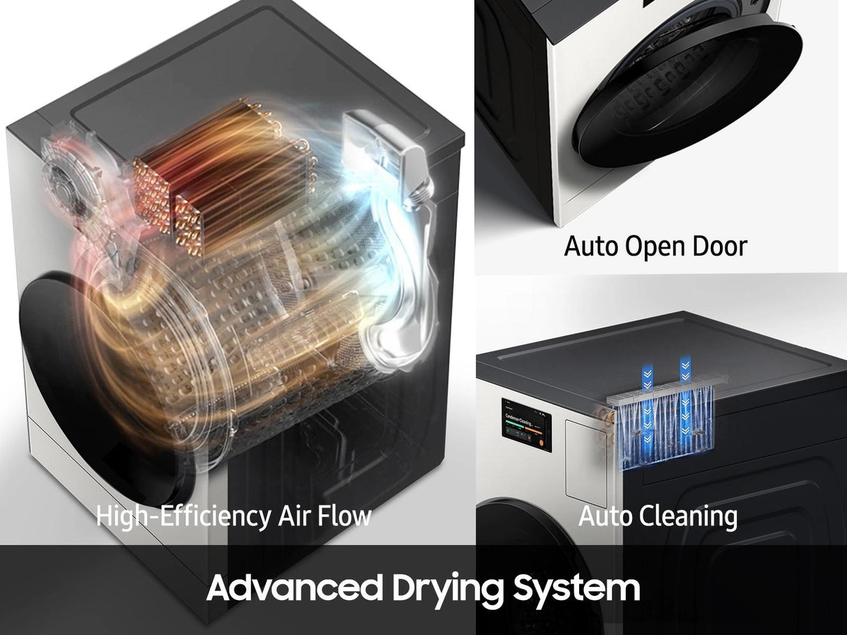 Bespoke AI All-in-One Ventless Combo AI Home 7" LCD Display  AI OptiWash™ and Dry  5.3 cu.ft.