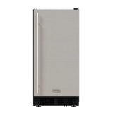 15-In Low Profile Built-In Crescent Ice Maker with Door Swing - Reversible