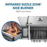 Rogue PRO 425 SIB with Infrared Side Burner , Propane, Stainless Steel