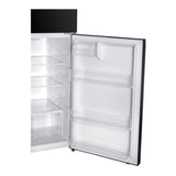 Verona VEFTF2817RBK 28 inch Top Freezer Refrigerator with 17.6 cu. ft. Total Capacity, Reversible Doors, Recessed Handle, Energy Star (Black)