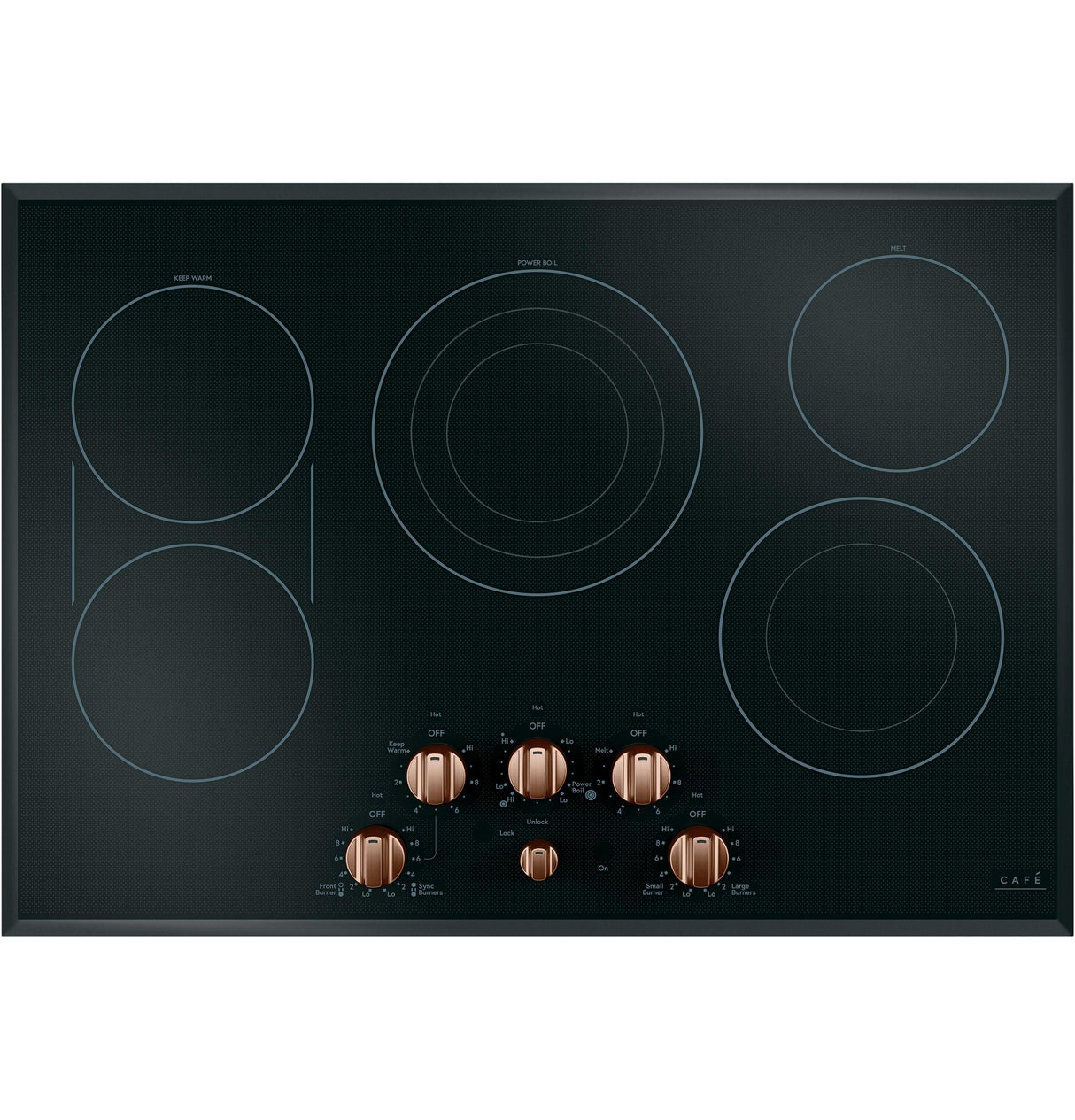 Café™ 30" Knob-Control Electric Cooktop