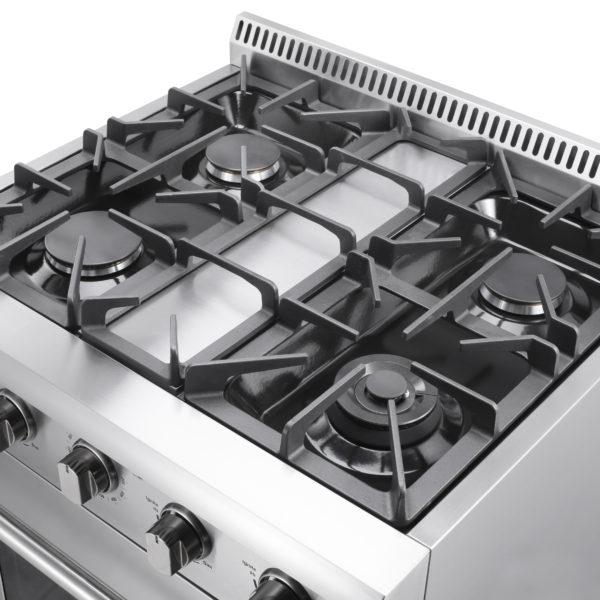 Hrg3026u 30" Professional Stainless Steel Gas Range