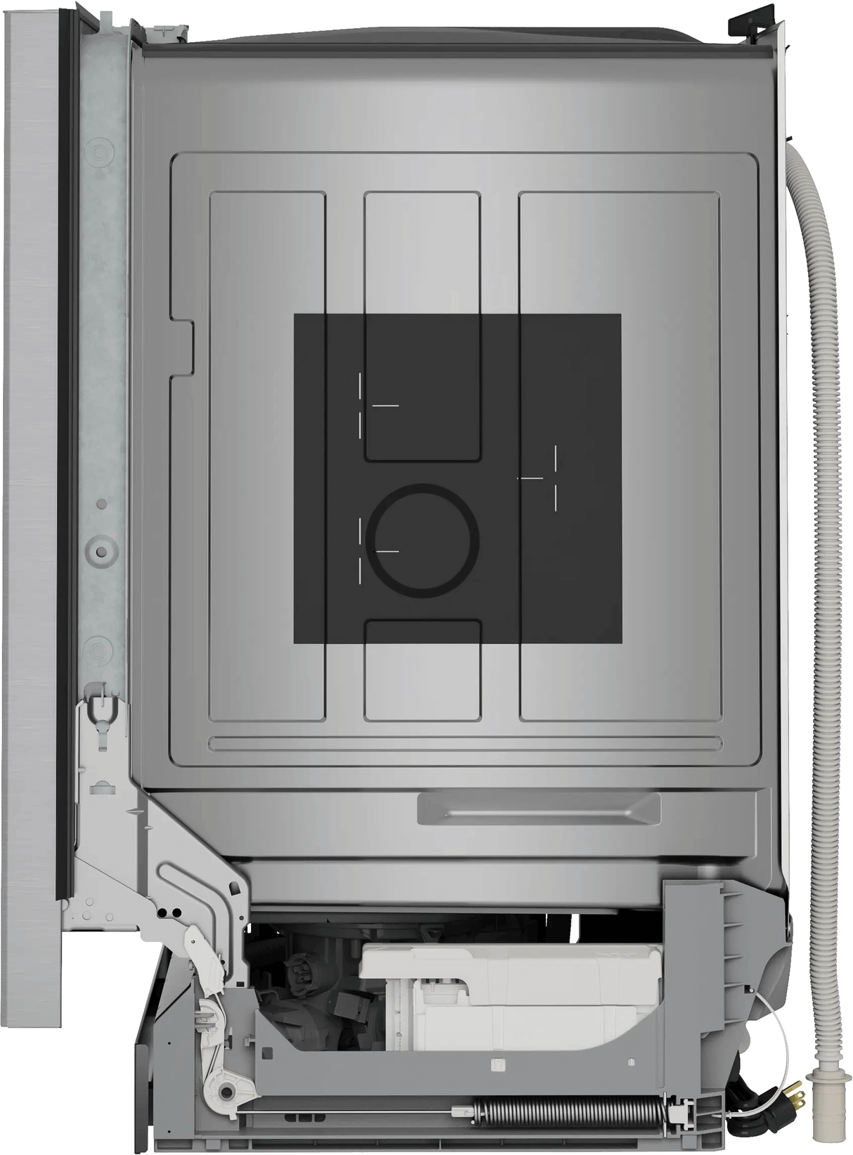 300 Recessed Handle, 48 dBA, Standard 3rd Rack, PureDry - SS