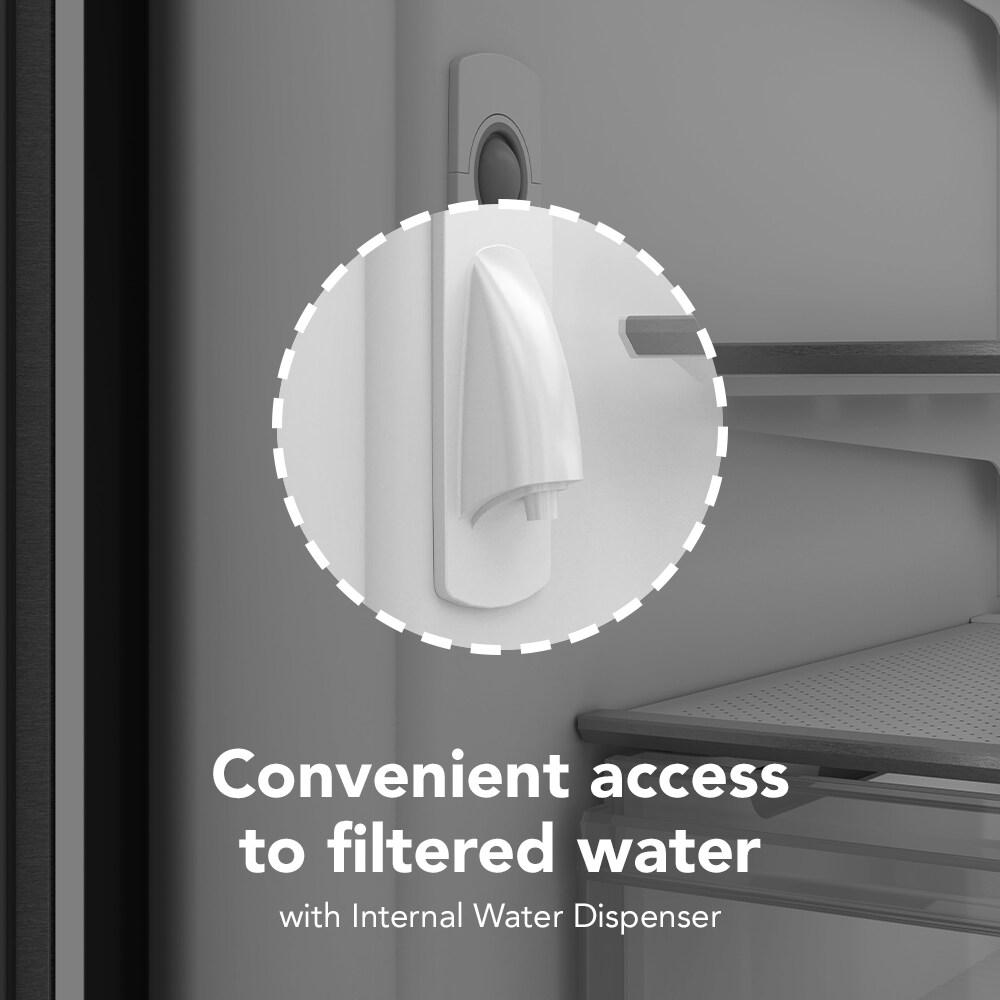 20 Cu. Ft. 36-Inch Counter-Depth French Door Refrigerator with Internal Water Dispenser