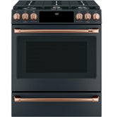 Café™ 30" Smart Slide-In, Front-Control, Dual-Fuel Range with Warming Drawer