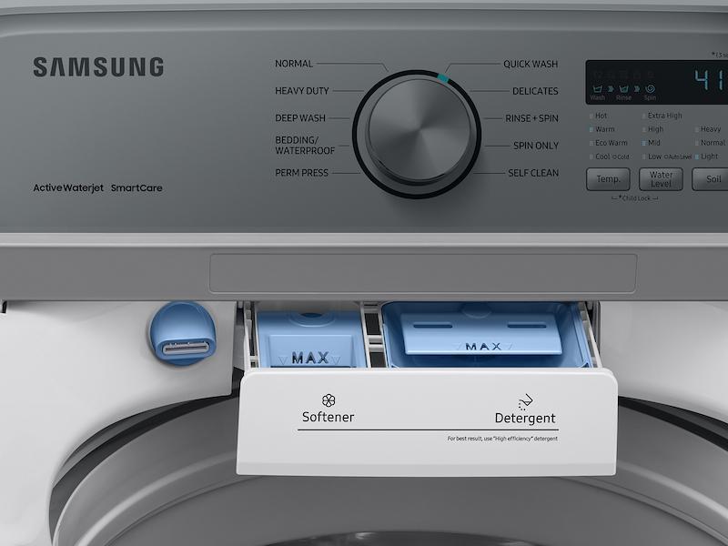 4.4 cu. ft. Top Load Washer with ActiveWave™ Agitator and Active WaterJet in White