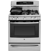 GE Profile™ Series 30" Free-Standing Self Clean Gas Range with Warming Drawer