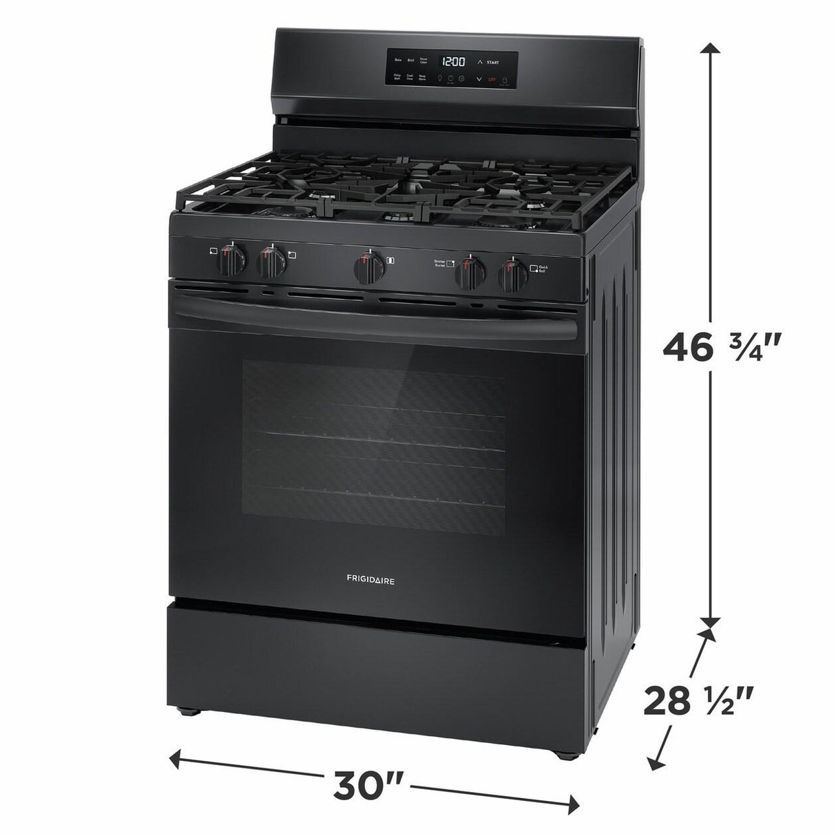 30" Gas Range with Quick Boil