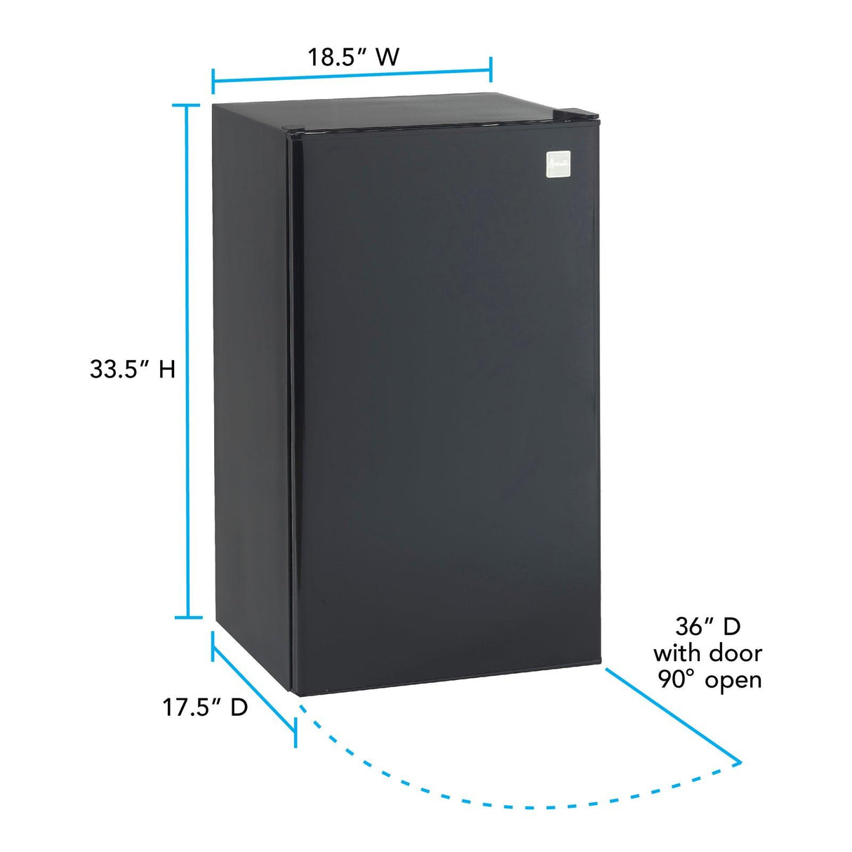 Avanti 3.3 cu. ft. Compact Refrigerator - Black