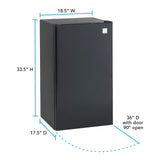 Avanti 3.3 cu. ft. Compact Refrigerator - Black