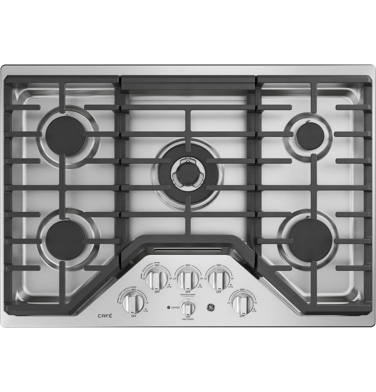 GE Cafe™ Series 30" Built-In Gas Cooktop