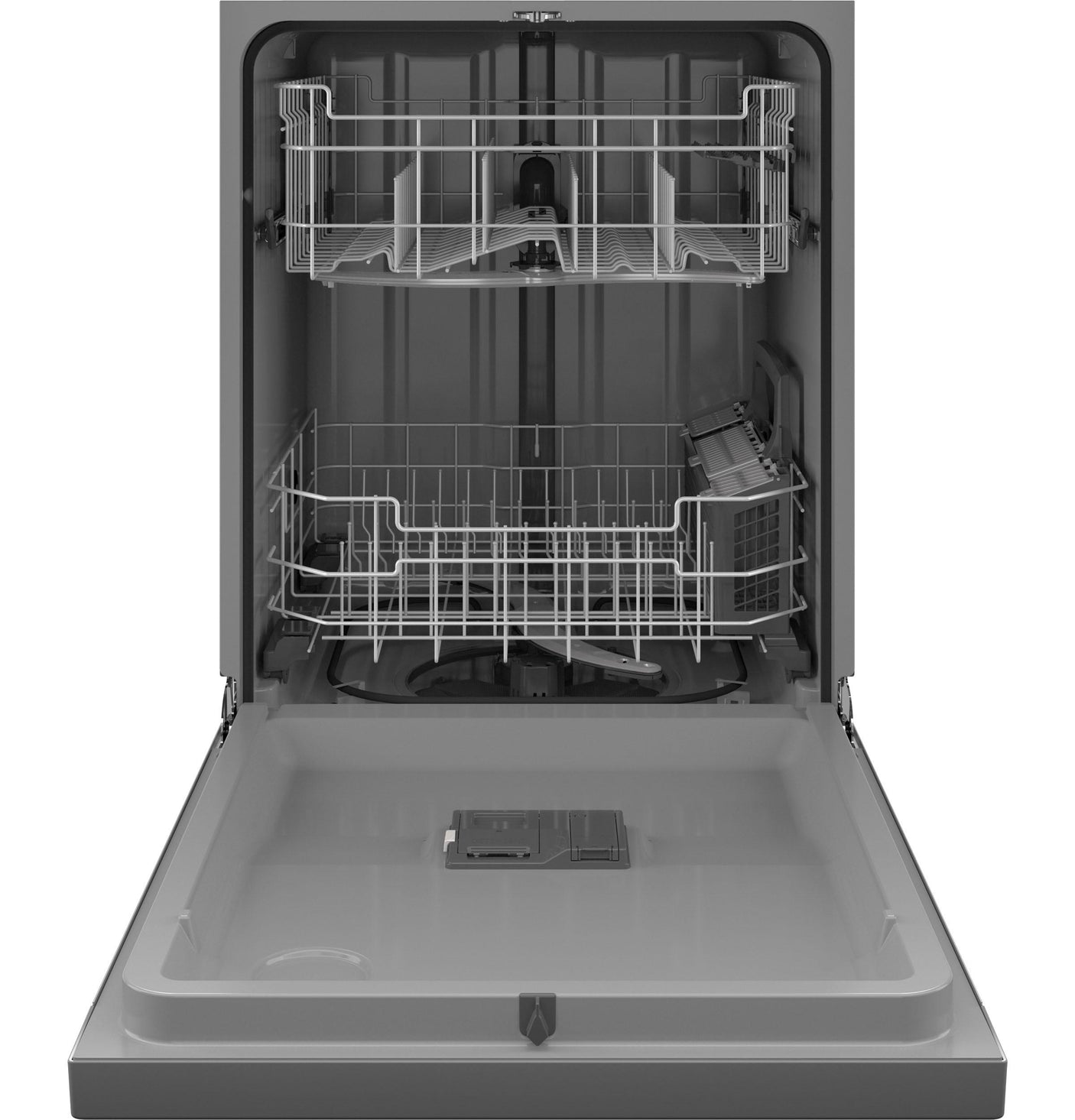 GE ENERGY STAR Front Control with Plastic Interior Dishwasher with Sanitize Cycle & Dry Boost