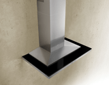 Layers, Wall, 42", SS/Blk Glass, LED, BODY ONLY