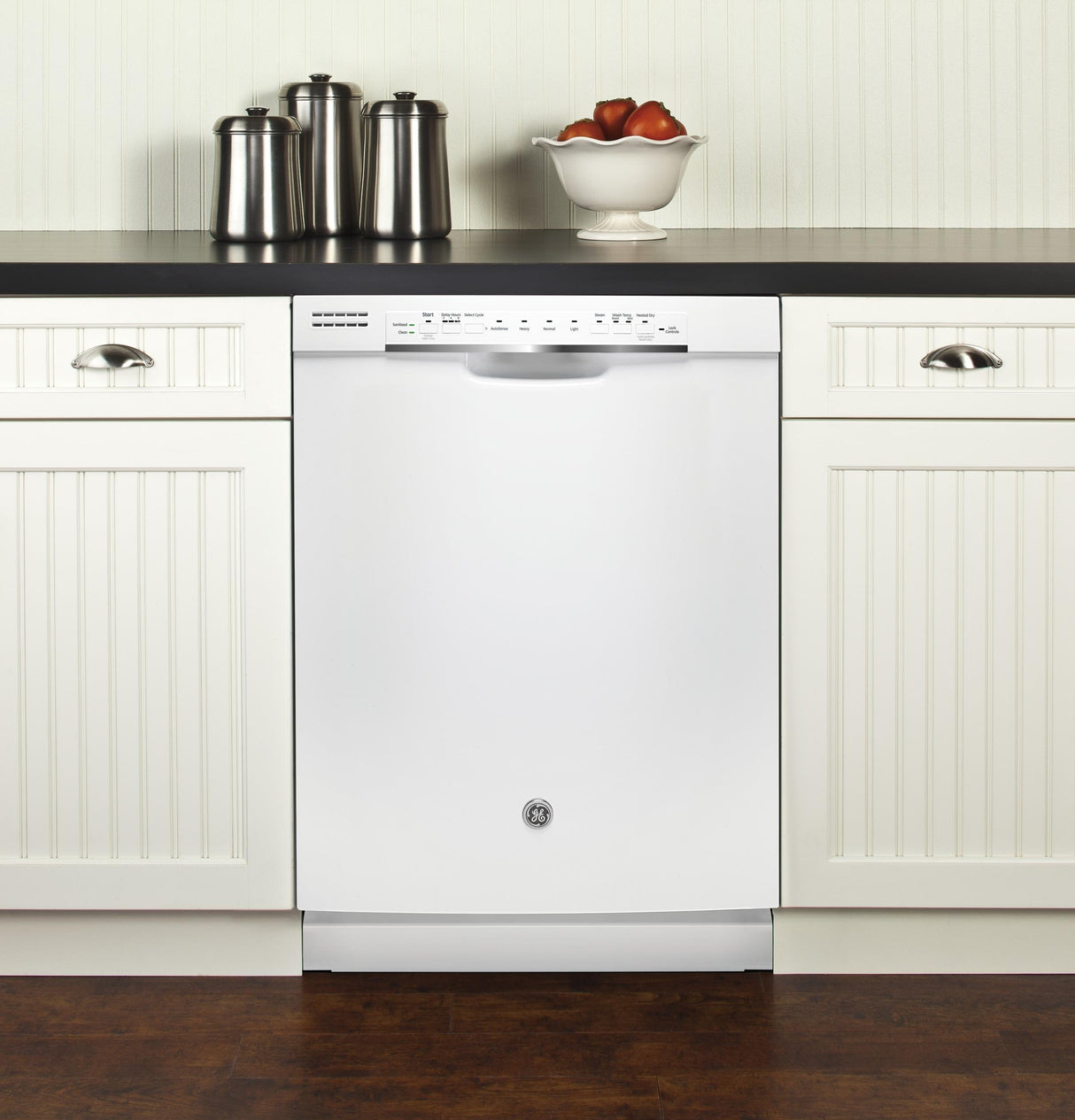 GE® Stainless Steel Interior Dishwasher with Front Controls