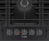 800 Series Gas Cooktop 30" Black