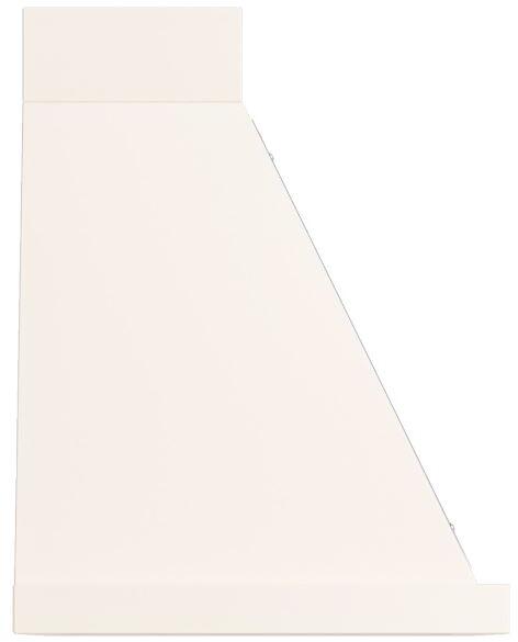 Nostalgie 30 Inch Antique White Wall Mount Convertible Range Hood