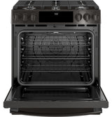 GE Profile™ 30" Smart Slide-In Front-Control Gas Range