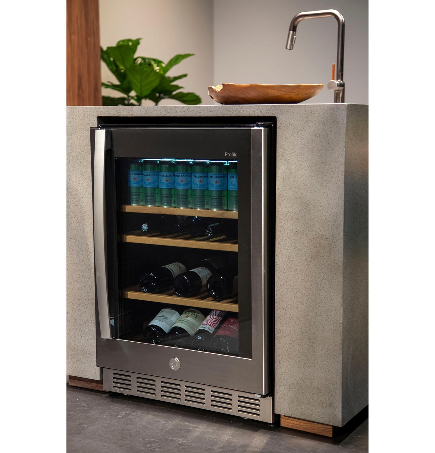 GE Profile™ 155-Can or 52-Bottle Beverage Center