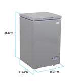 Avanti Garage Ready Chest Freezer - Platinum